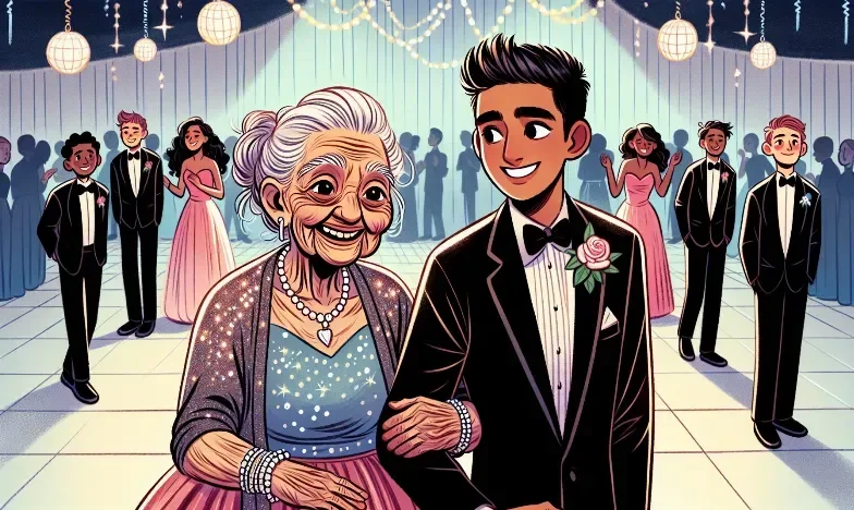 Teenager Takes Great-Grandmother to Prom, Fulfilling Her Long-Lost Dream