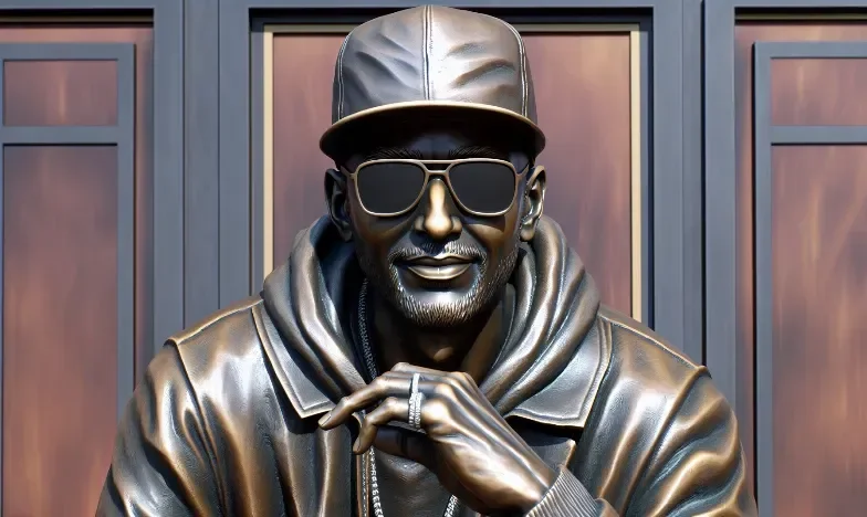 Fans Outraged Over New Statue of Iconic Rapper, Claiming It Misses the Mark