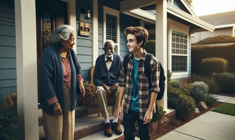 Teenager Spends Free Time with Elderly Neighbors, Exemplifies True Kindness